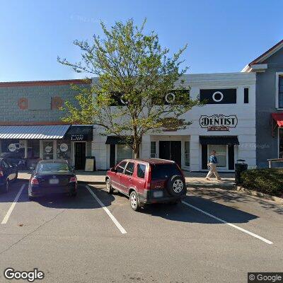 Thumbnail image of the front of a dentist office practice with the name Palmetto Family Dental which is located in Zebulon, GA