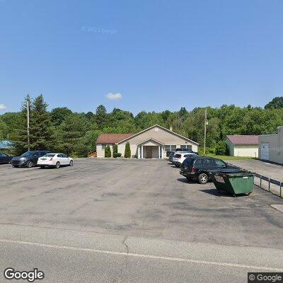 Thumbnail image of the front of a dentist office practice with the name Moshannon Valley Family Dentistry which is located in Houtzdale, PA