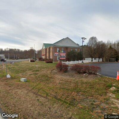 Thumbnail image of the front of a dentist office practice with the name King George Dental which is located in King George, VA