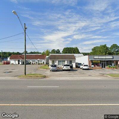 Thumbnail image of the front of a dentist office practice with the name Drs. Morris & Taylor, LTD. which is located in Ahoskie, NC