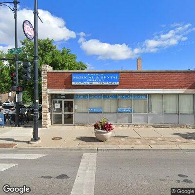 Thumbnail image of the front of a dentist office practice with the name Family Dental Center which is located in Chicago, IL