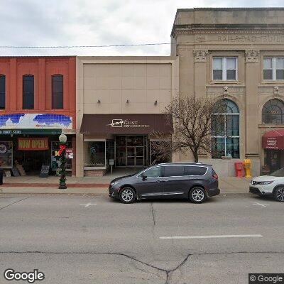 Thumbnail image of the front of a dentist office practice with the name Gust Orthodontics which is located in Newton, KS