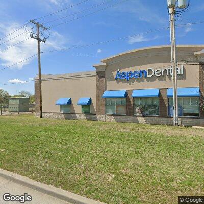 Thumbnail image of the front of a dentist office practice with the name Aspen Dental which is located in Tulsa, OK