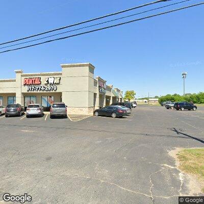 Thumbnail image of the front of a dentist office practice with the name Dental Zone which is located in Cleburne, TX