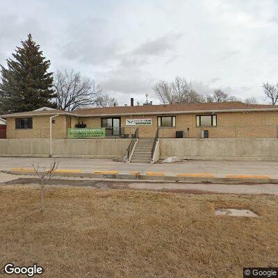 Thumbnail image of the front of a dentist office practice with the name Powder River Dental Associates which is located in Gillette, WY