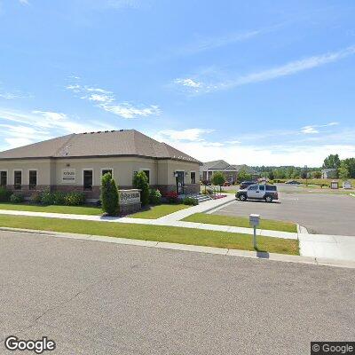 Thumbnail image of the front of a dentist office practice with the name Rexburg Orthodontics which is located in Rexburg, ID