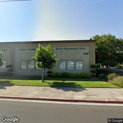 Thumbnail image of the front of a dentist office practice with the name Albertoni, Corso and Blackhart Dentistry which is located in Oakdale, CA