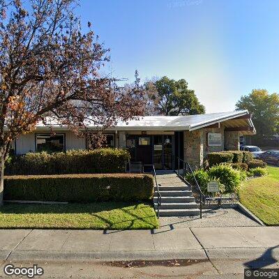 Thumbnail image of the front of a dentist office practice with the name Thomas Dental Care which is located in Davis, CA