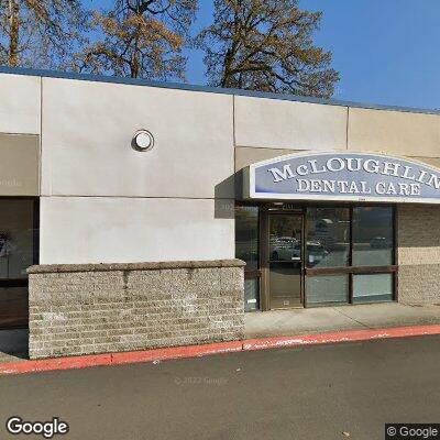 Thumbnail image of the front of a dentist office practice with the name McLoughlin Dental Care which is located in Milwaukie, OR