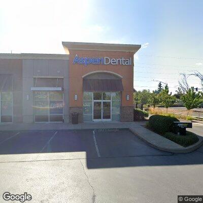 Thumbnail image of the front of a dentist office practice with the name Aspen Dental which is located in Salem, OR