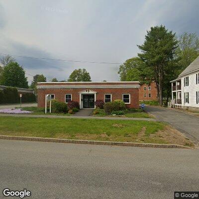 Thumbnail image of the front of a dentist office practice with the name Donated Dental Services which is located in Augusta, ME