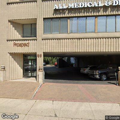 Thumbnail image of the front of a dentist office practice with the name All Dental Care which is located in Stamford, CT