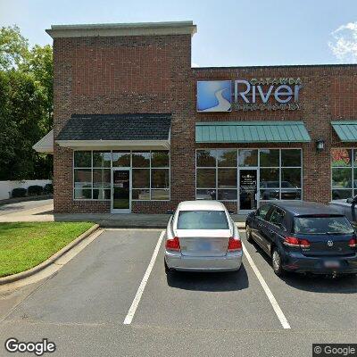 Thumbnail image of the front of a dentist office practice with the name Catawba River Dentistry which is located in Fort Mill, SC