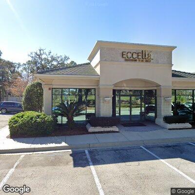 Thumbnail image of the front of a dentist office practice with the name Eccella Smiles which is located in Jacksonville Beach, FL