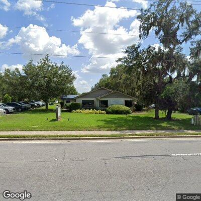 Thumbnail image of the front of a dentist office practice with the name All Smiles Childrens Dentistry which is located in Eustis, FL