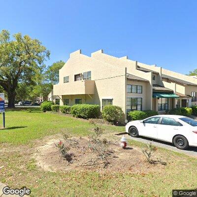 Thumbnail image of the front of a dentist office practice with the name Azure Dental which is located in Pensacola, FL