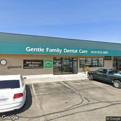 Thumbnail image of the front of a dentist office practice with the name Gentle Family Dental Care which is located in Columbus, OH
