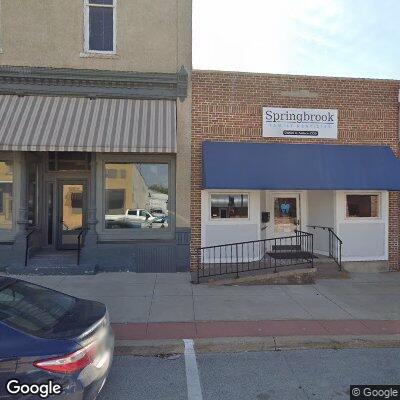 Thumbnail image of the front of a dentist office practice with the name Springbrook Family Dentistry which is located in Guthrie Center, IA