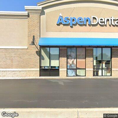 Thumbnail image of the front of a dentist office practice with the name Aspen Dental which is located in Green Bay, WI