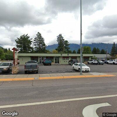 Thumbnail image of the front of a dentist office practice with the name Columbia Falls Family Dental Center which is located in Columbia Falls, MT