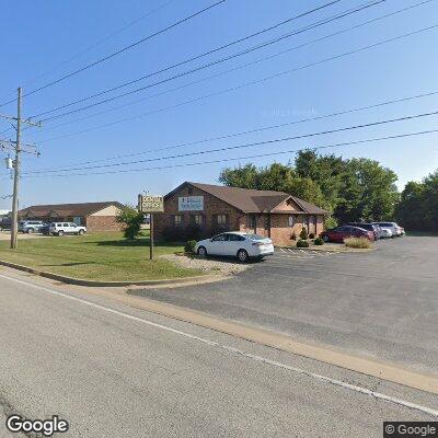 Thumbnail image of the front of a dentist office practice with the name Bellwood Family Dental which is located in East Alton, IL