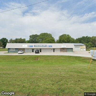 Thumbnail image of the front of a dentist office practice with the name McCoy Samples Mattingly Dental Clinic which is located in Hamilton, MO