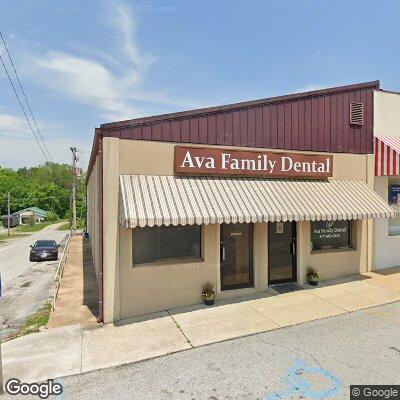 Thumbnail image of the front of a dentist office practice with the name Sweeney Family Dental which is located in Ava, MO