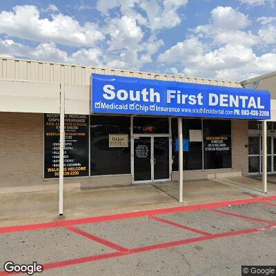 Thumbnail image of the front of a dentist office practice with the name South First Dental which is located in Sulphur Springs, TX