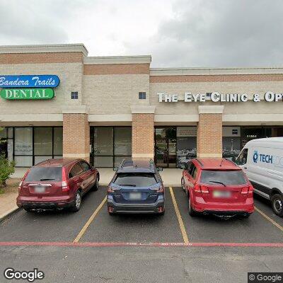 Thumbnail image of the front of a dentist office practice with the name Bandera Trails Dental which is located in Helotes, TX