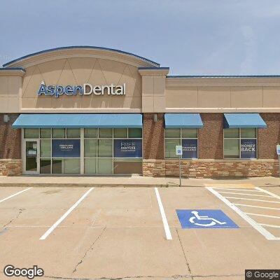 Thumbnail image of the front of a dentist office practice with the name Aspen Dental - OK which is located in Enid, OK