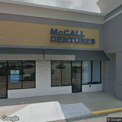 Thumbnail image of the front of a dentist office practice with the name Affordable Dentures & Implants which is located in Kokomo, IN