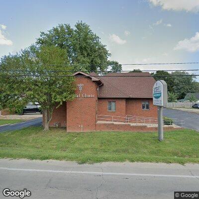 Thumbnail image of the front of a dentist office practice with the name Roshel Family Dentistry which is located in Terre Haute, IN