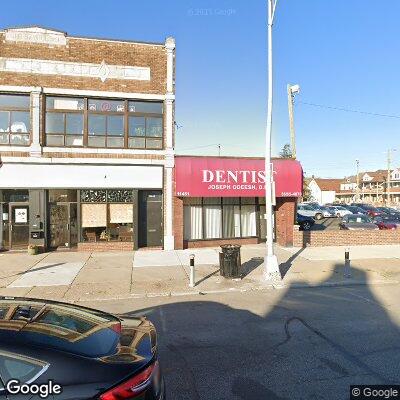 Thumbnail image of the front of a dentist office practice with the name Rainbow Dental Center VII which is located in Hamtramck, MI