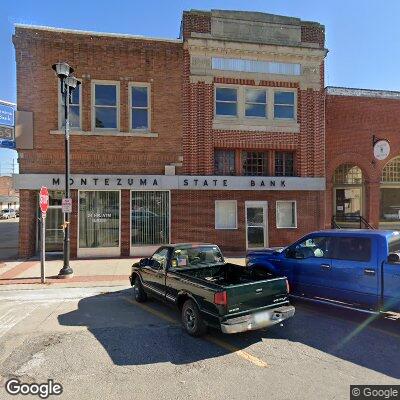 Thumbnail image of the front of a dentist office practice with the name Family Dentistry which is located in Montezuma, IA