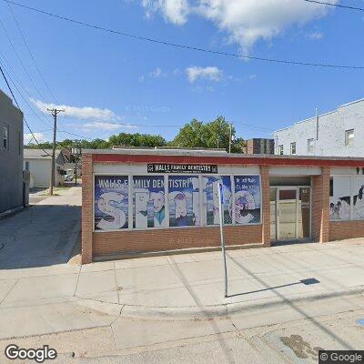 Thumbnail image of the front of a dentist office practice with the name Walls Family Dentistry which is located in Missouri Valley, IA