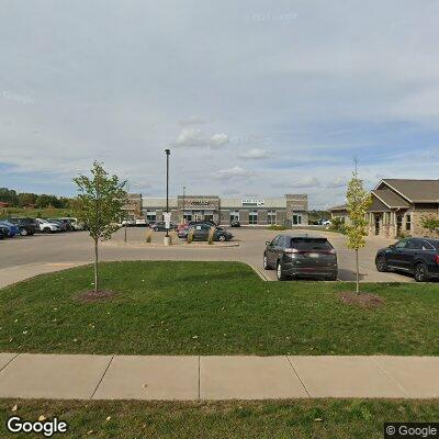 Thumbnail image of the front of a dentist office practice with the name Blue Skies Pediatric Dentistry which is located in Verona, WI