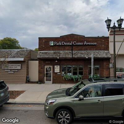 Thumbnail image of the front of a dentist office practice with the name Saint Anthony Park Dental Care which is located in Saint Paul, MN