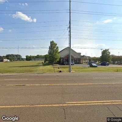 Thumbnail image of the front of a dentist office practice with the name Hawkins & Kerber which is located in Dyersburg, TN