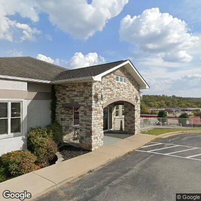 Thumbnail image of the front of a dentist office practice with the name Westrock Orthodontics which is located in Waynesville, MO