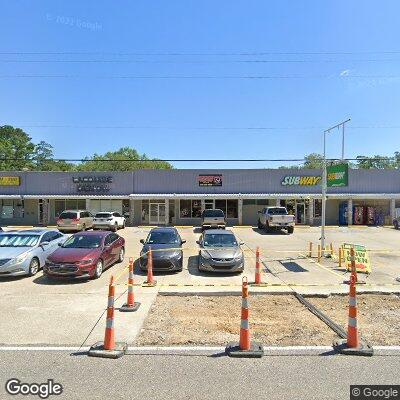 Thumbnail image of the front of a dentist office practice with the name Lacombe Dental which is located in Lacombe, LA