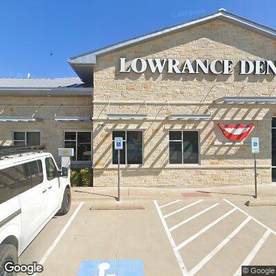 Thumbnail image of the front of a dentist office practice with the name Lowrance Dental which is located in Rockwall, TX