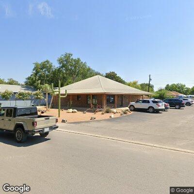 Thumbnail image of the front of a dentist office practice with the name Lindsey Dental which is located in Uvalde, TX