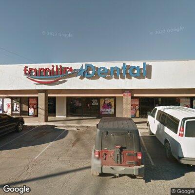 Thumbnail image of the front of a dentist office practice with the name Familia Dental which is located in Odessa, TX