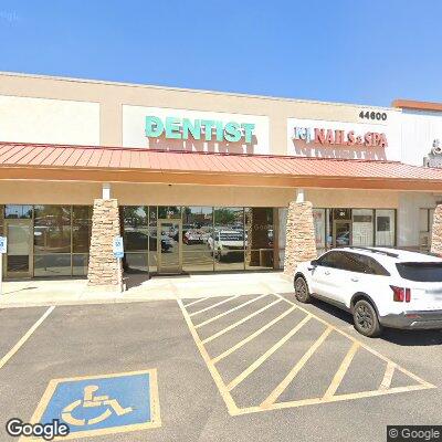 Thumbnail image of the front of a dentist office practice with the name Cobblestone Dental Center which is located in Maricopa, AZ