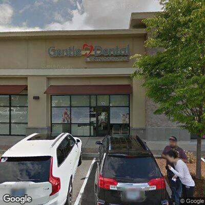 Thumbnail image of the front of a dentist office practice with the name Gentle Dental which is located in Medford, OR