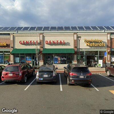 Thumbnail image of the front of a dentist office practice with the name Gentle Dental which is located in Cambridge, MA