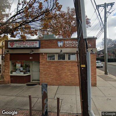 Thumbnail image of the front of a dentist office practice with the name Bergenfield Orthodontics which is located in Bergenfield, NJ