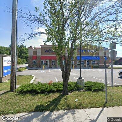 Thumbnail image of the front of a dentist office practice with the name Aspen Dental which is located in Lakewood, NY