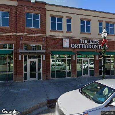 Thumbnail image of the front of a dentist office practice with the name Tucker Orthodontics which is located in Winston Salem, NC