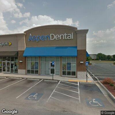 Thumbnail image of the front of a dentist office practice with the name Aspen Dental which is located in Warner Robins, GA